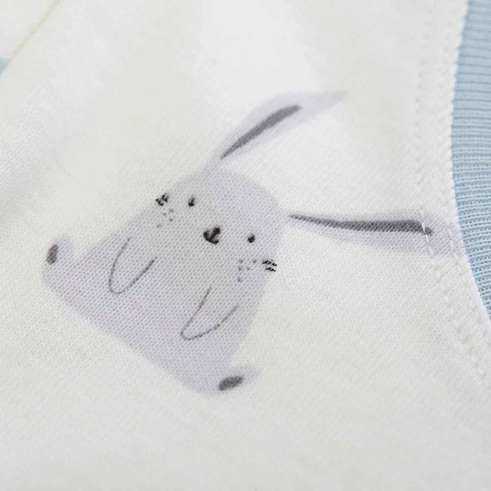 Modern Bunny Organic Cotton Pajama Set-PBK